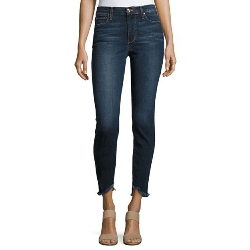 Joe's Jeans The Charlie High Rise Skinny Ankle Frayed Hem Jeans 29